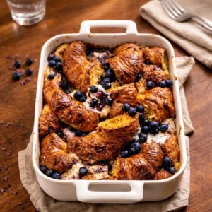Berry Croissant French Toast Bake