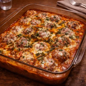 Cheesy Chicken Meatballs