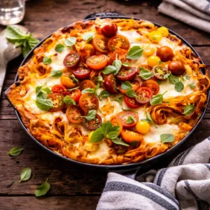Tomato Basil Pasta Bake