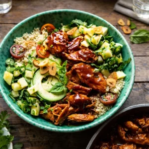 Pineapple BBQ Chicken Bowls
